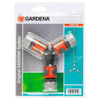 Gardena slangekobling 2-veis 18287-20 (13/15 mm)