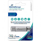 MediaRange Kombo USB-A/C 3.0 Minnepenn (32GB)