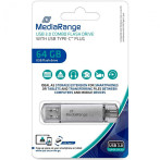 MediaRange Kombo USB-A/C 3.0 Minnepenn (64GB)