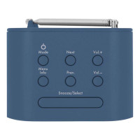 TechniSat Techniradio 40 Klokkeradio (USB/DAB/FM) Blå/grå