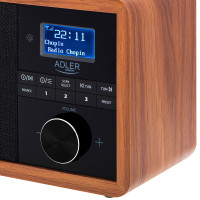 Adler DAB+ Radio (Bluetooth/USB/alarm/FM) Tre