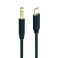 2GO USB-C til Minijack kabel - 1m (USB-C/3,5mm)