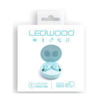 Ledwood i9 Earbuds (4 timer) Blå