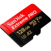 SanDisk Extreme Pro Micro SDXC Kort 128GB V30 A2 (UHS-I)
