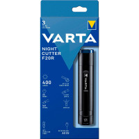 Varta Night Cutter F20R LED-lommelykt 147m (400lm) oppladb.