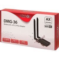 Inter-Tech DMG-36 Wi-Fi 6/Bluetooth PCIe-adapter (5400 Mbps)