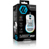 Sharkoon Light2 200 Gaming mus (6 knapper) Hvit
