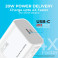 Promate PowerPort-20PD USB-C Lader 20W (1xUSB-C) Hvit