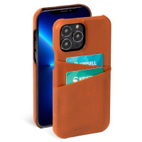 Krusell CardCover iPhone 13 Mini (lær) Cognac
