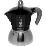 Bialetti Moka Induksjon Espressokanne (4 kopper) Svart