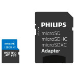 Philips MicroSDXC Kort 128GB V30 A1 m/adapter (UHS-I)