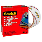 3M Scotch Book Tape (50mmx14m) Klar