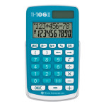 Texas TI-106 II Kalkulator m/solcelle (10 siffer/2 rader)