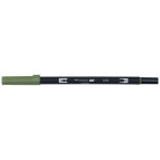 Tombow 228 ABT Soft Pen (Dual Brush) Grey Green