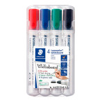 Staedtler Lumocolor WB Markers m/rund spiss (2mm) 4 farger