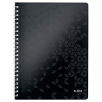 Leitz WOW Lined Notepad m/80 ark (A4) Sort
