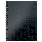 Leitz WOW Lined Notepad m/80 ark (A5) Sort