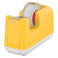 Leitz Cozy Tape dispenser m/tape (13,5x5,6x7,5cm) Gul