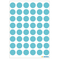 Herma Runde Etiketter - Blå (ø13mm) 240 stk