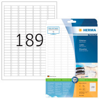 Herma Premium Labels - Hvit (25,4x10mm) 4725 stk