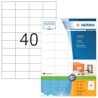 Herma Premium Labels - Hvit (52,5x29,7mm) 4000 stk