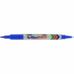 Artline 041T 2-i-1 Permanent Marker (0,4+1,0mm) Blå