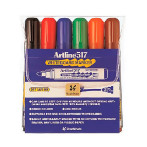 Artline 517 Whiteboard Marker sett (3mm) 6-pak