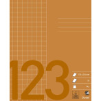 Bantex skolehefte 17x21 - kvadratisk 10x10 (32 blader) Brun