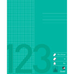 Bantex skolenotatbok 17x21 - kvadratisk 5x5 (32 blader) Gressgrønn