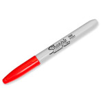 Sharpie Marker Fine Tusch (1,0mm) Rød