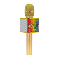 Rainbow High Karaoke Mikrofon m/Høyttaler - Gull