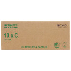 Deltaco Ultimate C Batterier (Alkaline) 10-pack