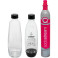 Sodastream Duo (m/glassflaske + PET-flaske + kullsyre) Hvit