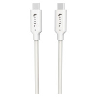 Lippa USB-C Kabel 100W - 1m (10 Gbps) Hvit