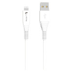 Lippa MFi Lightning Kabel - 2m (USB-A-Lightning) Hvit