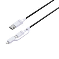 Raptor Multi-kabel PS4/PS5 - 2,75 m (USB-C/Micro-USB)