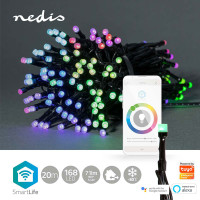 Nedis SmartLife WiFi Lyskjede 20m (168 LED) Farge