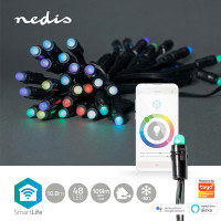 Nedis SmartLife WiFi Lyskjede 4m (48 LED) Farge