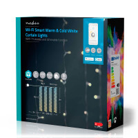 Nedis SmartLife WiFi LED Gardin 10x20 LED (3 x 3m) Varm/Kald