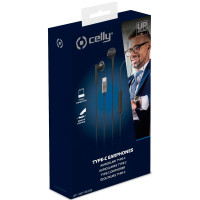 Celly UP1100 Hodetelefoner (USB-C) Svart