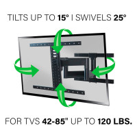 Sanus VuePoint TV Veggbrakett 47-90tm (55kg) Full Motion