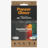 PanzerGlass iPhone 14/13/13 Pro (UWF/Privacy) m/applikator