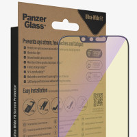PanzerGlass iPhone 14/13/13 Pro (UWF/Bluelight) m/applikator