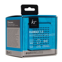 Kitsound Hawaii Bluetooth Høyttaler (4 timer) Blå