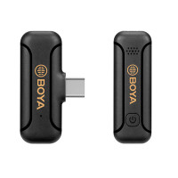 Boya BY-WM3 trådløst mikrofonsett (USB-C) Svart
