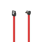 Hama SATA-kabel m/ vinkel - 60 cm (6Gb/s) m/ låseklips