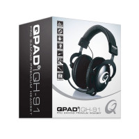 Qpad QH91 Premium Pro Gaming Headset (3,5 mm) Svart