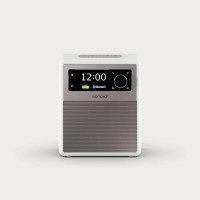 Sonoro Easy DAB radio m/Bluetooth - Hvit/Sølv