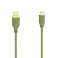 Hama Flexi-Slim USB-C Kabel Gull - 0,75m (USB-C/USB-A) Grønn