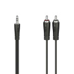 Hama Minijack-Phono lydkabel - 1,5 m (3,5 mm/2x RCA)